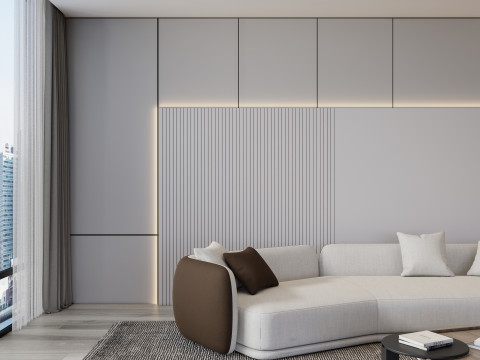 Living room interior scene 55 3D Модель