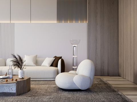 Living room interior scene 55 3D Модель