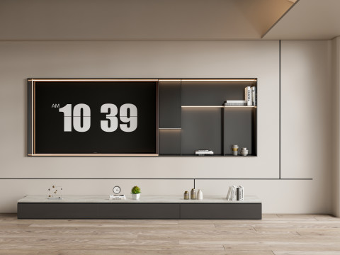 Living room interior scene 57 Model 3D