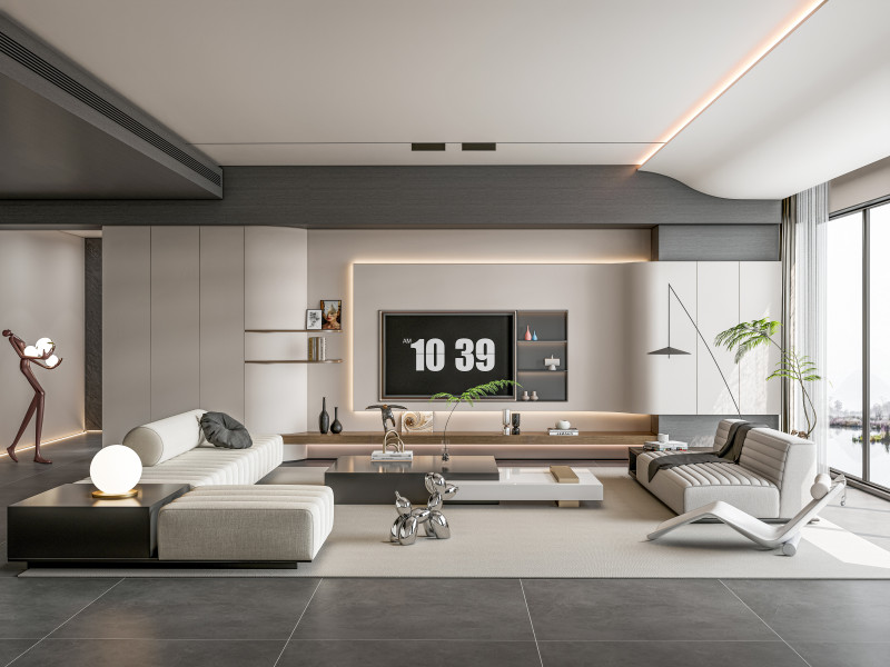 Living room interior scene 58 3D-Modell .c4d .max .obj .3ds .fbx .stl .blend 