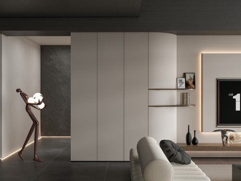 Living room interior scene 58 3D-Modell