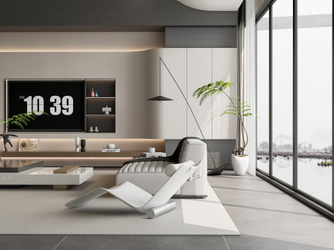Living room interior scene 58 3D-Modell
