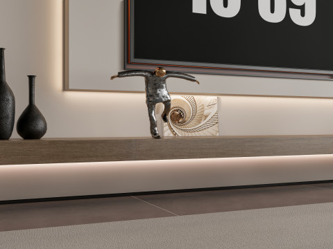 Living room interior scene 58 3D-Modell