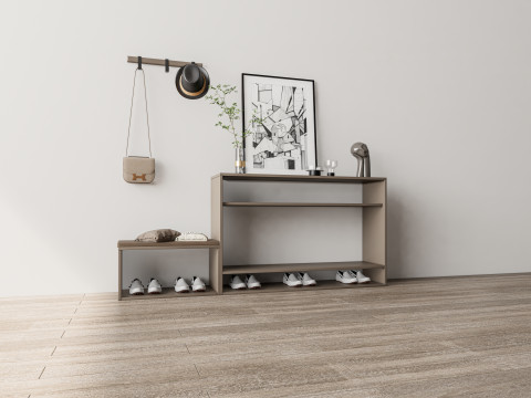 Shoe Cabinet Sideboard entrance cabinet 1 3D Model