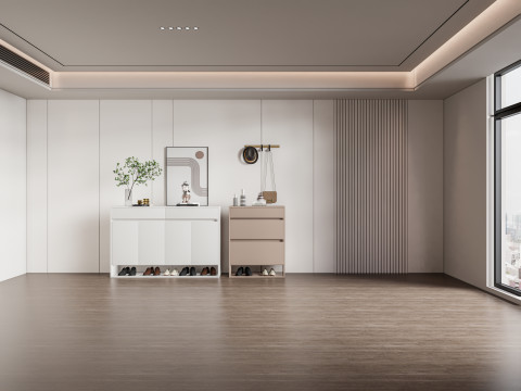 Shoe Cabinet Sideboard entrance cabinet 2 3D Model