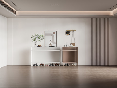 Shoe Cabinet Sideboard entrance cabinet 2 3D Model