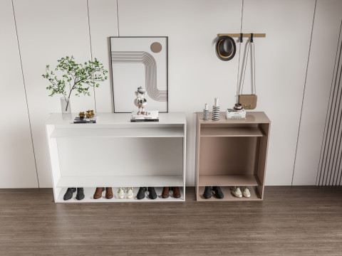 Shoe Cabinet Sideboard entrance cabinet 2 3D Model