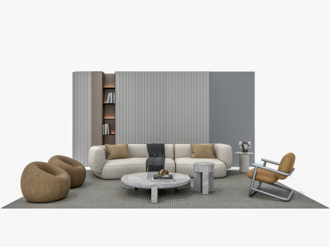 Sofa set 1 3D Model