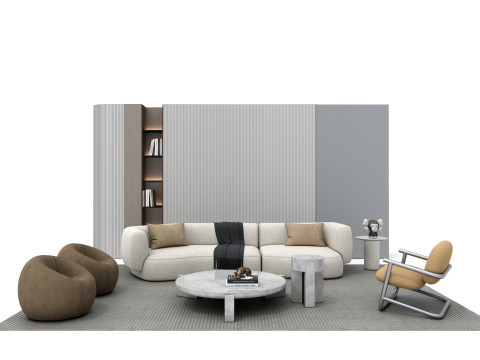 Sofa set 1 3D-Modell