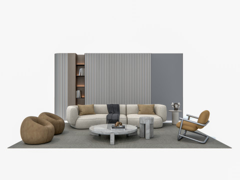 Sofa set 1 3D-Modell