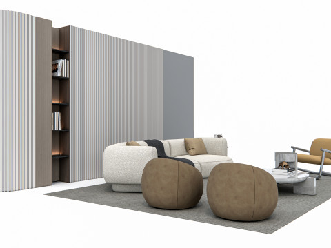 Sofa set 1 3D-Modell