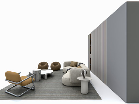 Sofa set 1 3D-Modell