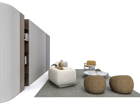 Sofa set 1 3D-Modell