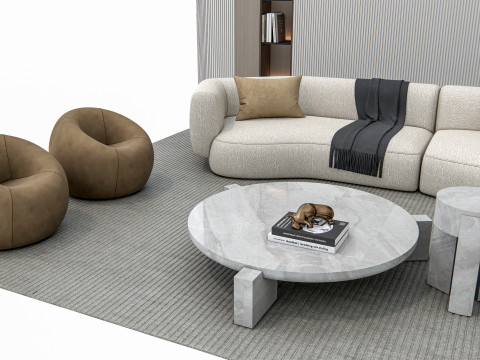 Sofa set 1 3D-Modell