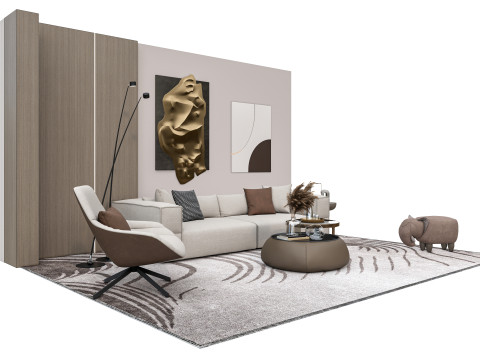 Sofa set 2 3D Model