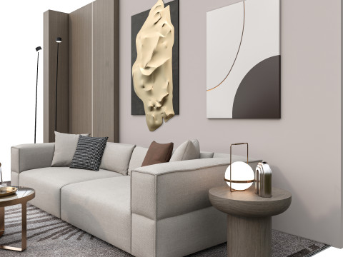 Sofa set 2 3D Model
