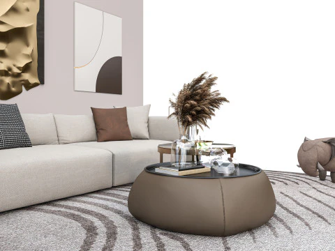 Sofa set 2 3D Model