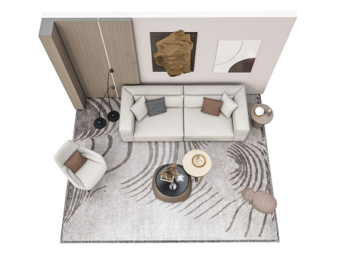 Sofa set 2 3D Model