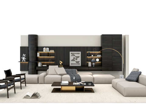 Sofa set 3 3D Model