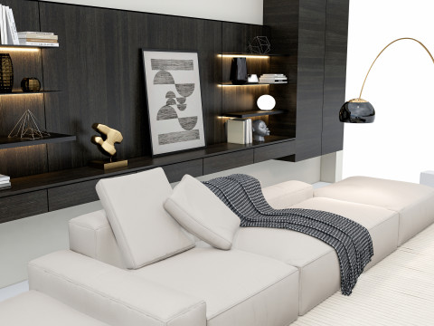 Sofa set 3 3D Model