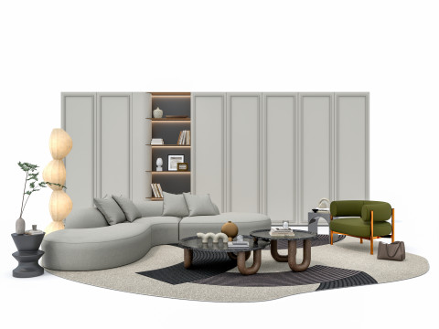 Sofa set 4 3D Model