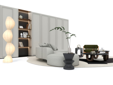 Sofa set 4 3D 모델