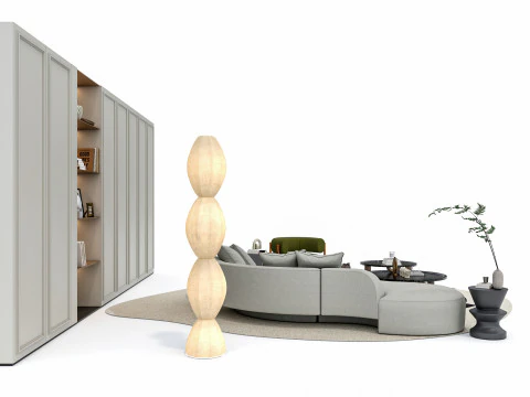 ソファセット4 3Dモデル