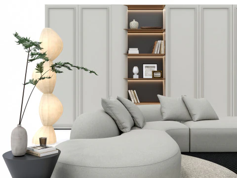 ソファセット4 3Dモデル