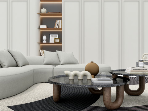 Sofa set 4 3D 모델