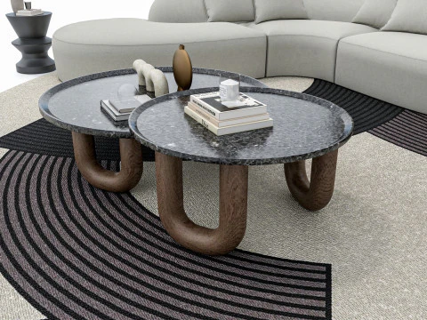 ソファセット4 3Dモデル