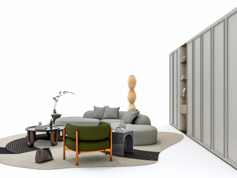 Sofa set 4 3D 모델