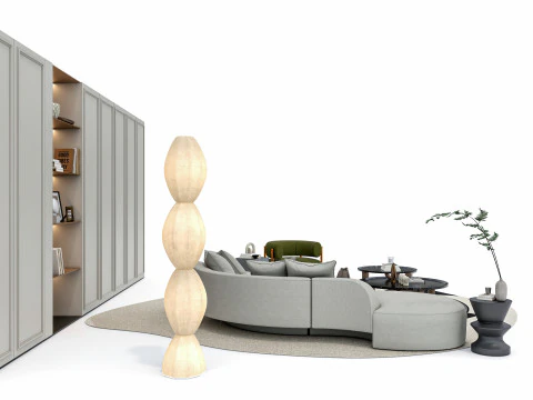 ソファセット4 3Dモデル