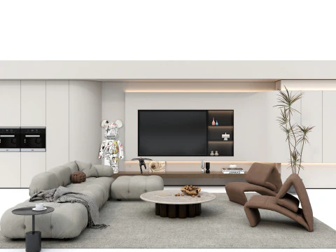 Sofa set 6 3D Model