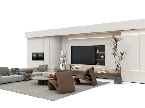 Sofa set 6 3D Model