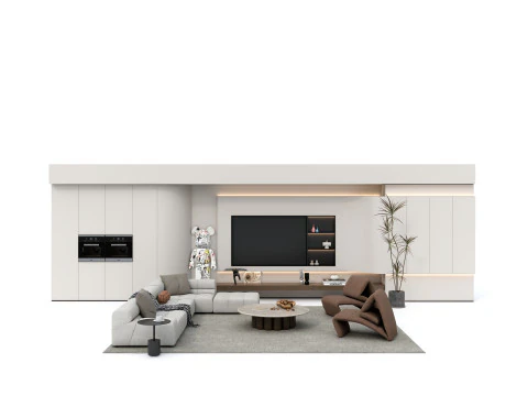 Sofa set 6 3D Model