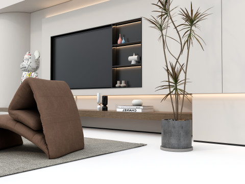 Sofa set 6 3D मॉडल