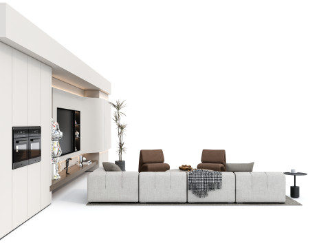 Sofa set 6 3D मॉडल