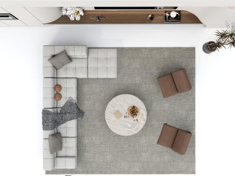 Sofa set 6 3D मॉडल