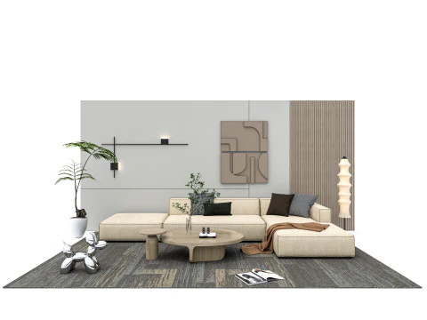 Perangkat sofa 7 Model 3D