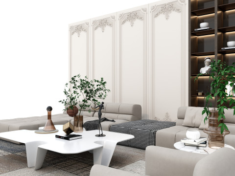 Sofa set 8 Modelo 3D