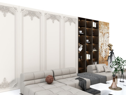 Sofa set 8 Modelo 3D