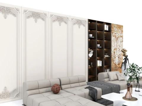 Sofa set 8 3D Model