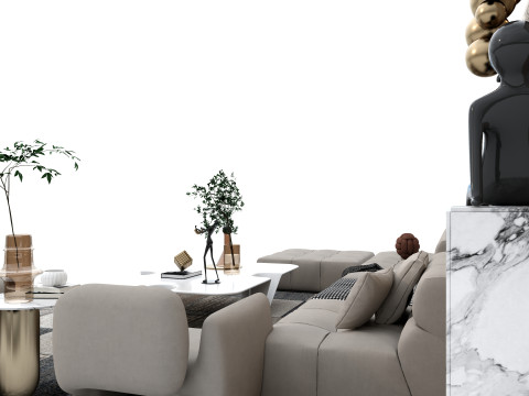 Sofa set 8 Modelo 3D
