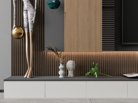 TV wall 7 3D Model