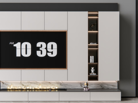 TV wall 8 Modelo 3D