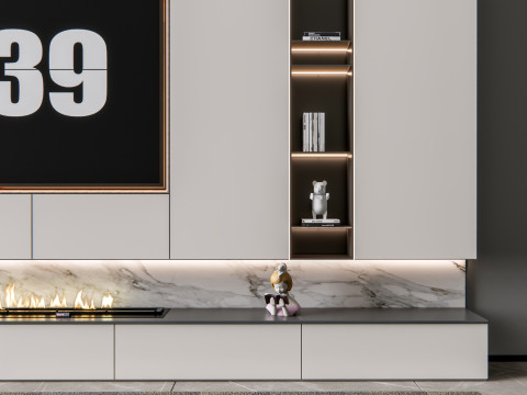 TV wall 8 Modelo 3D