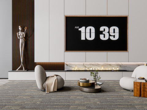TV wall 8 Modelo 3D