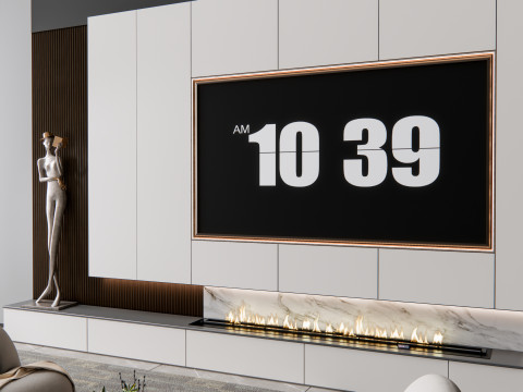 TV wall 8 Modelo 3D