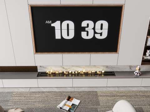 TV wall 8 Modelo 3D
