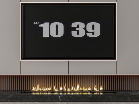 TV wall 11 Model 3D
